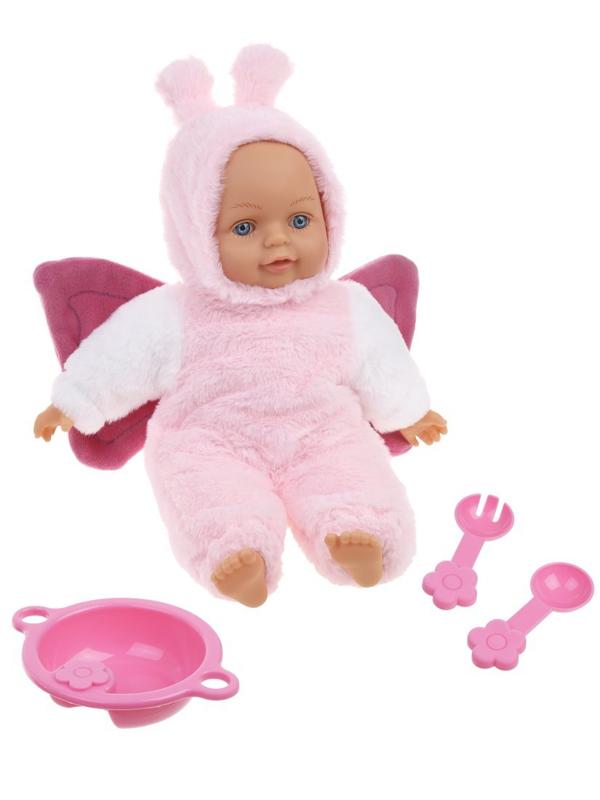 Игр. наб. Мой малыш, в компл. пупс м/н 33 см., предм. 3 шт., пакет.