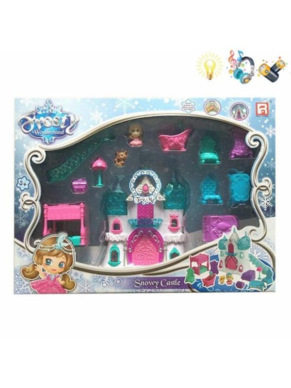 Игр. наб. Замок принцессы, свет, звук, в компл. предм. 13 шт., эл. пит.
АААх2 шт. вх. в компл., в ассорт., кор.