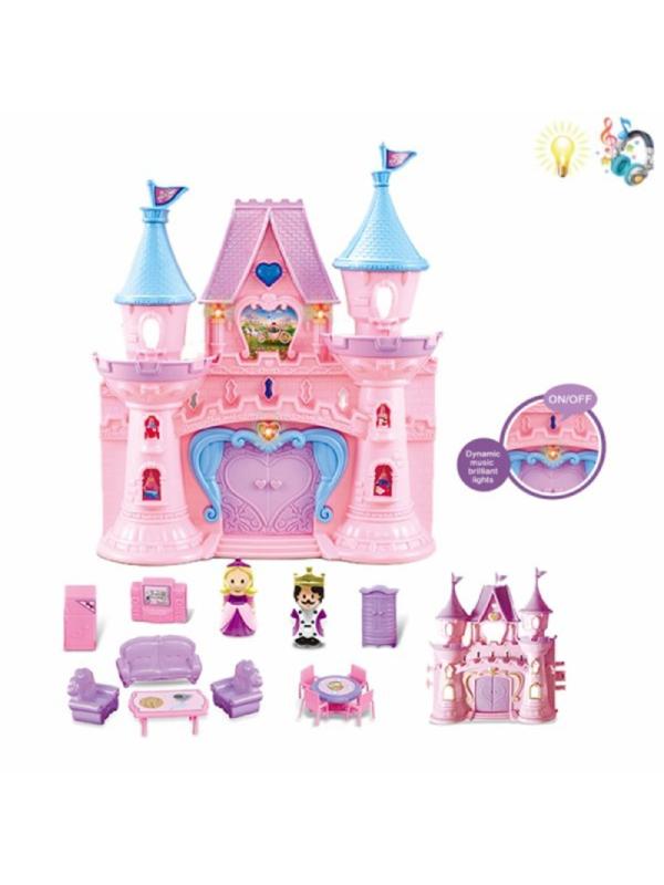 Игр. наб. Замок принцессы, свет, звук, в компл. предм. 12 шт., эл. пит. ААх3
шт. не вх. в компл., кор.