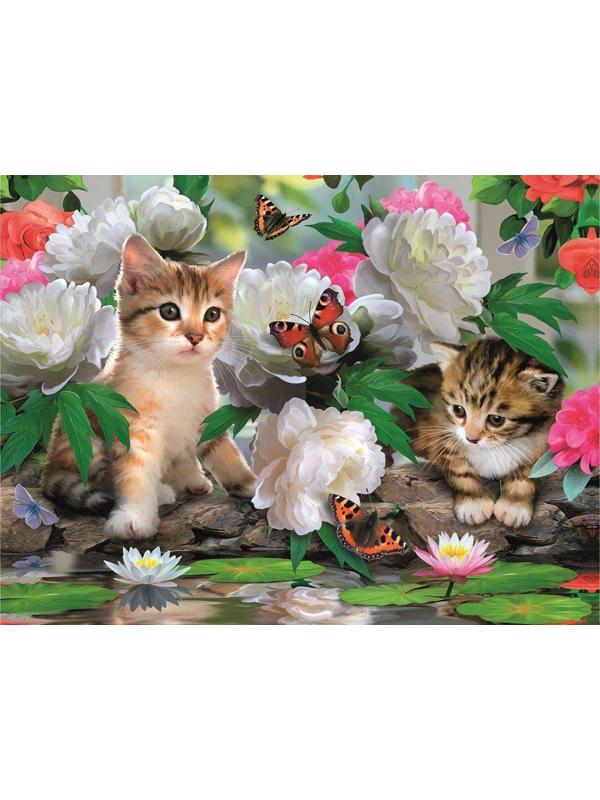 Пазл Super 3D Среди пионов, 48 дет.