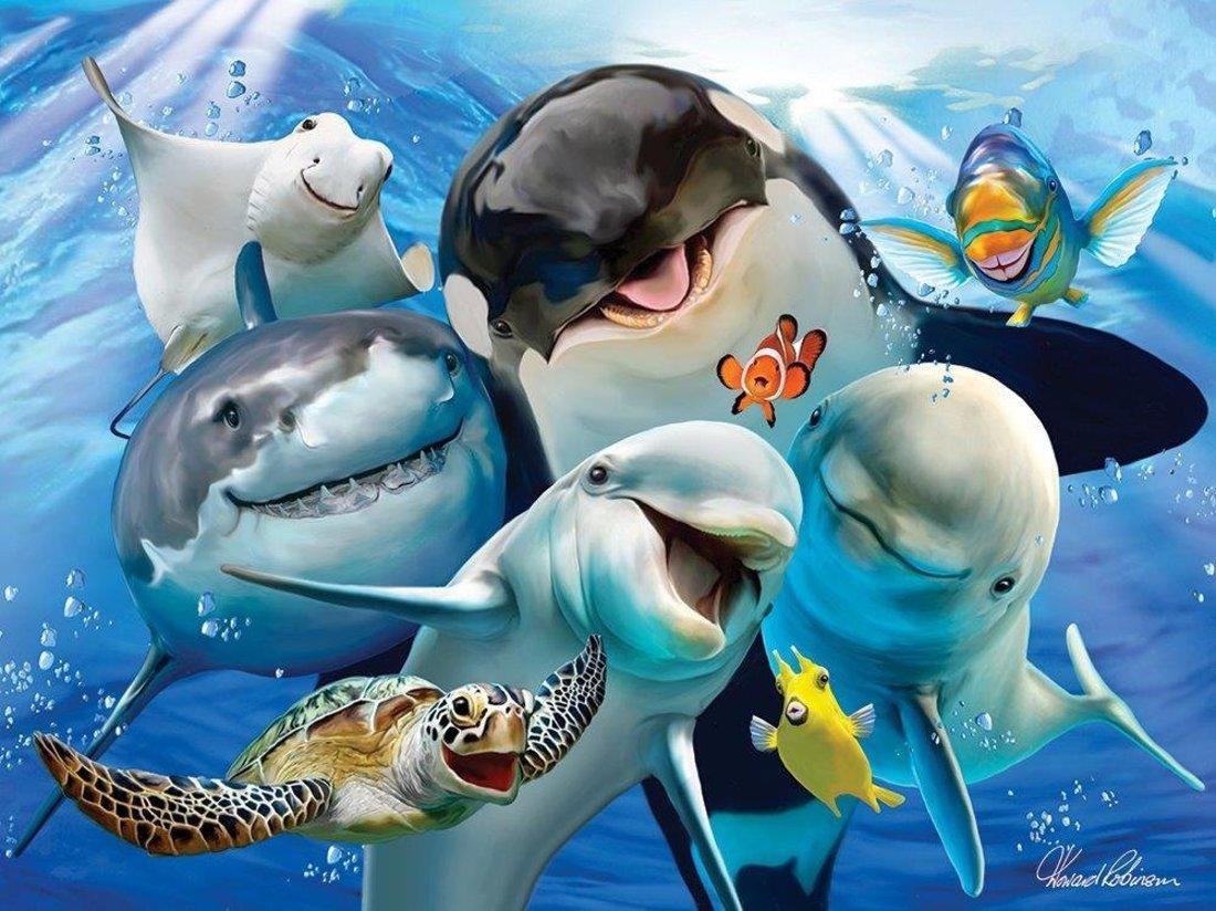 Пазл Super 3D Океанское селфи, 48 дет.