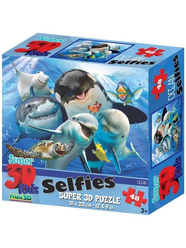 Пазл Super 3D Океанское селфи, 48 дет.