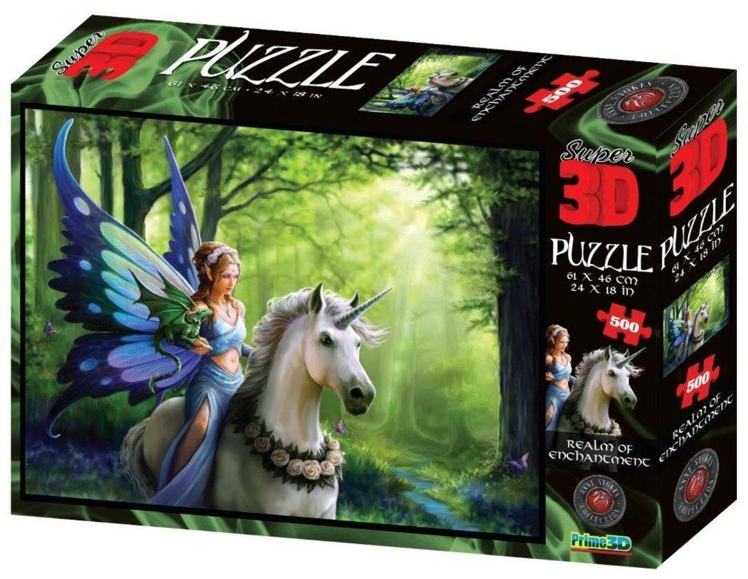 Пазл Super 3D Царство очарования, 500 дет.