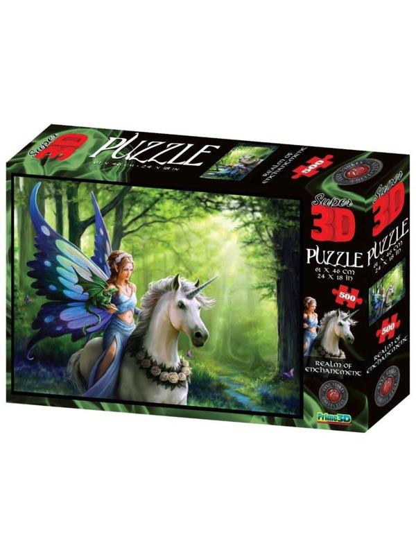 Пазл Super 3D Царство очарования, 500 дет.
