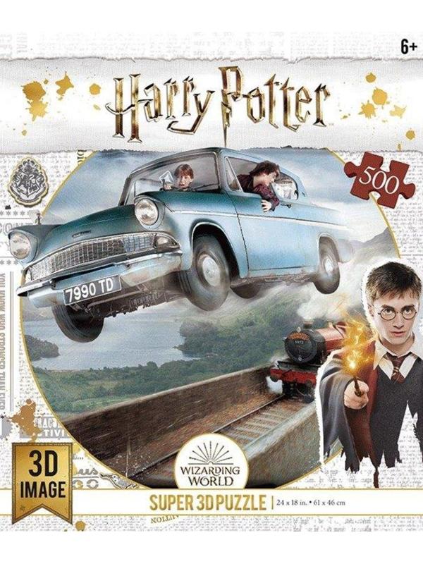 Пазл Super 3D Летающая машина , 500 детал.