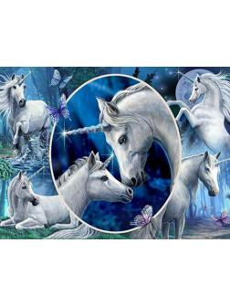 Пазл Super 3D Коллаж Единороги, 500 детал.
