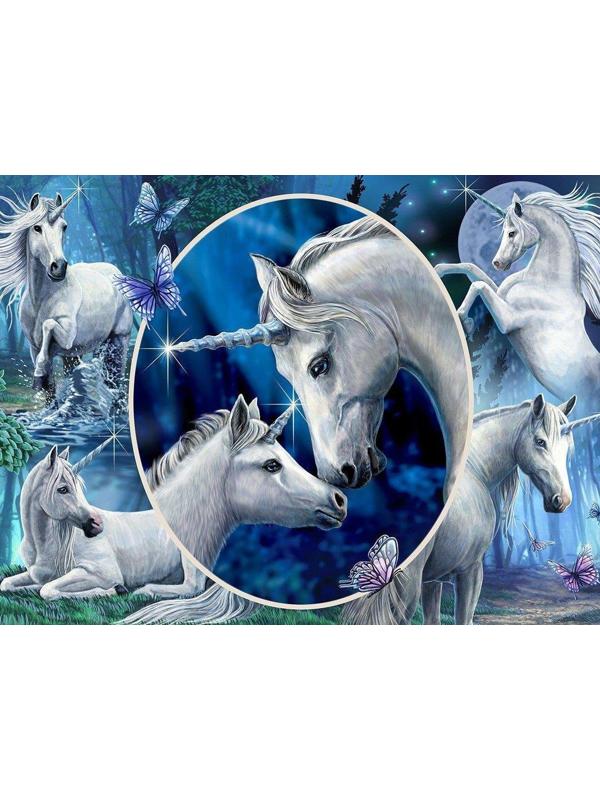 Пазл Super 3D Коллаж Единороги, 500 детал.
