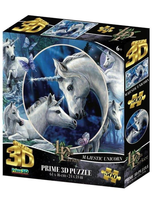 Пазл Super 3D Коллаж Единороги, 500 детал.