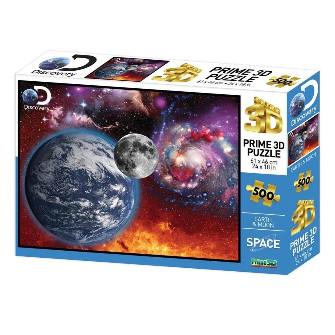 Пазл Super 3D Космический пейзаж, 500 детал.