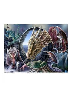Пазл Super 3D Коллаж Драконы, 500 детал.