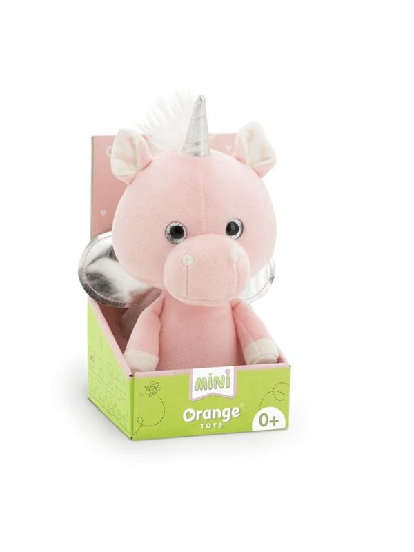 Единорожек розовый 20 см