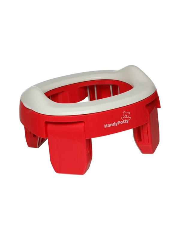 Горшок дорожный HandyPotty, коралловый, со сменными пакетами