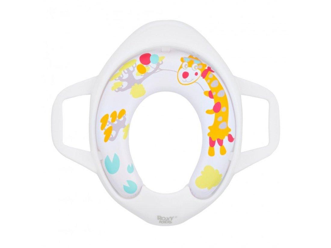 Накладка на унитаз с ручками Жираф