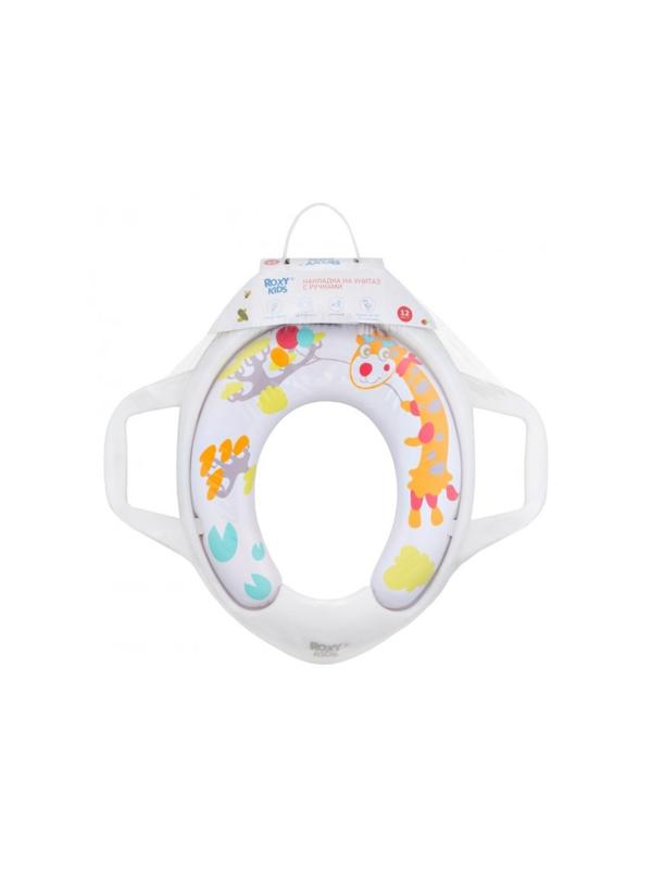 Накладка на унитаз с ручками Жираф