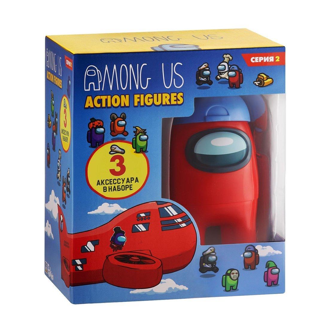 Фигурка Among Us Action Красный 2 серия 11,5 см