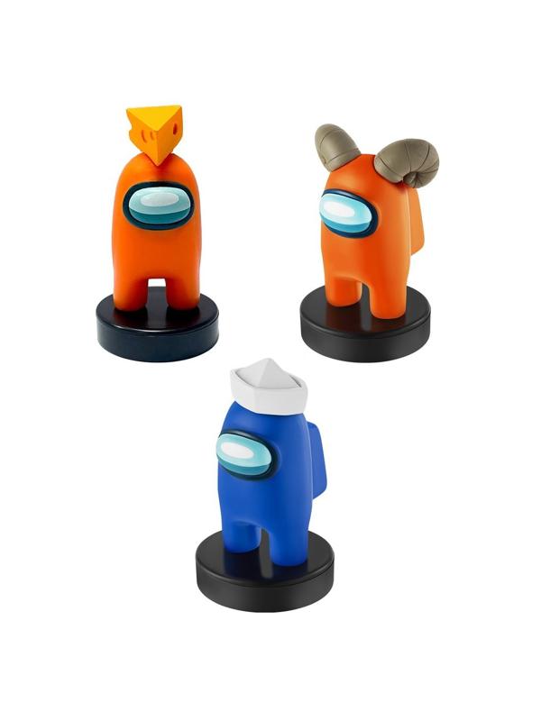 Игровой набор штампиков Among Us - 2 серия 3 шт в коробке: с сыром, синий и с
рогами