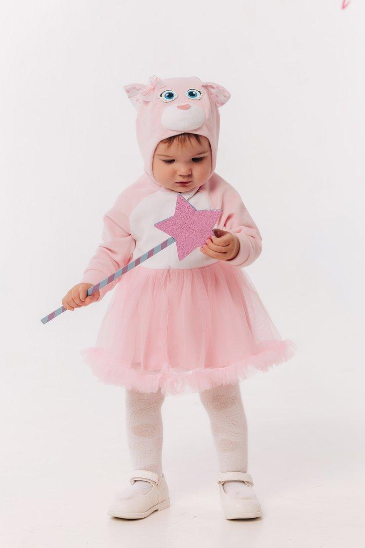 Костюм Кошечка (боди с капюшоном) рост 74