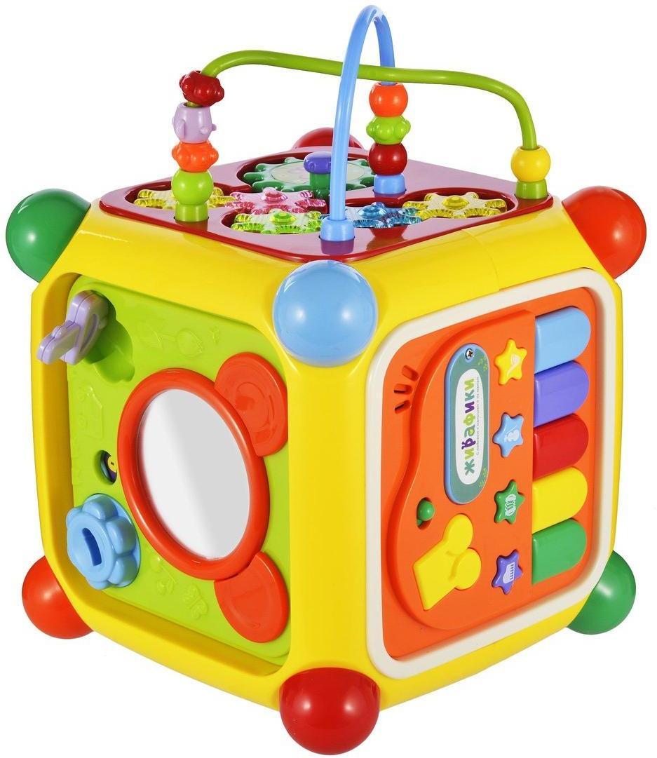 Развивающий центр Мультикуб, 7 игр, с телефоном и пианино