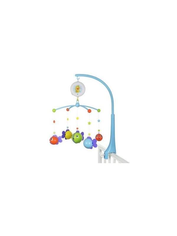 Музыкальный мобиль Рыбки: рыбки снимаются, можно играть в ванне