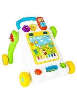 Игровой центр «Каталка-ходунок» с развивающим планшетом и контролем скорости