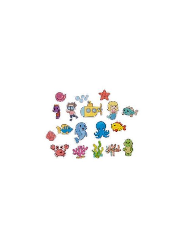 Набор стикеров для купания Океан: 18 стикеров