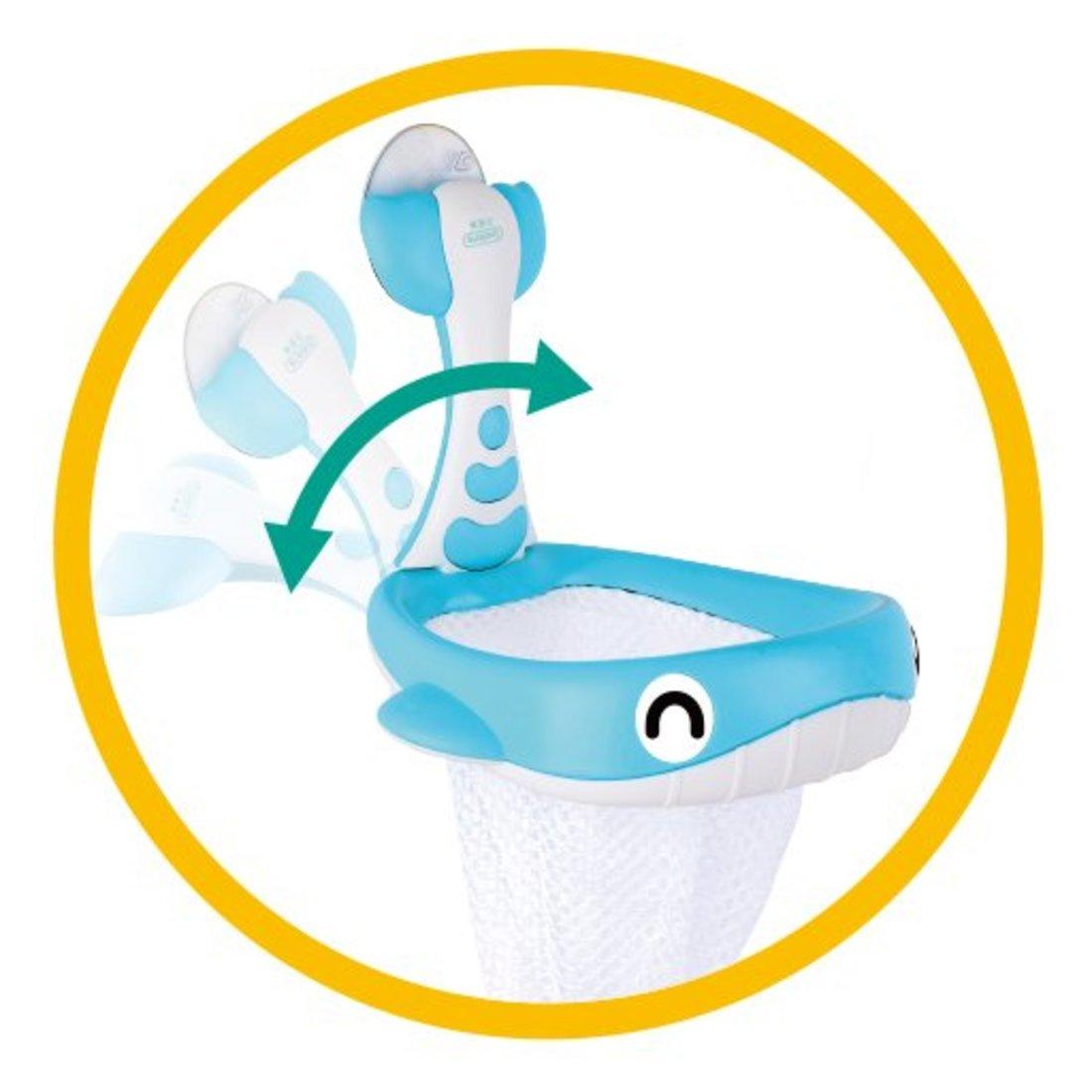 Игрушка для купания Веселый кит, 3 шарика-лейки