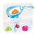 Игрушка для купания Веселый кит, 3 шарика-лейки