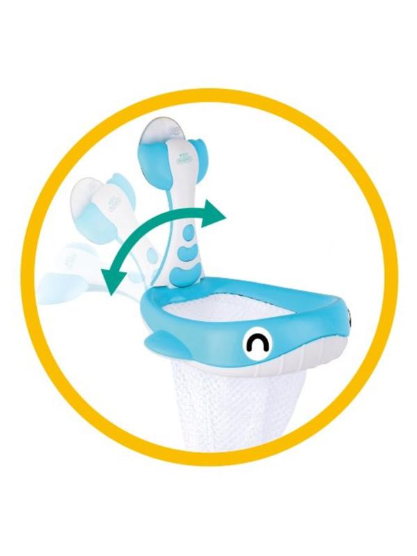 Игрушка для купания Веселый кит, 3 шарика-лейки