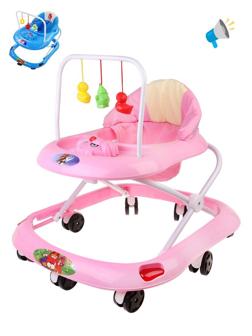 Ходунки детские, звук, 8 колес, регулировка по высоте, эл.пит. ААх2 не вх. в
комплект, в ассорт.