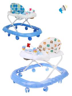 Ходунки детские, звук, 8 колес, рег. высота, эл.пит. АААх3 не вх.в комплект, в
ассорт.