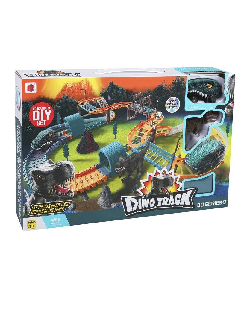 Игровой набор Автотрек, в комплекте: деталей-предметов 97шт., элемент питания
АА*1шт. не входит в комплект, коробка