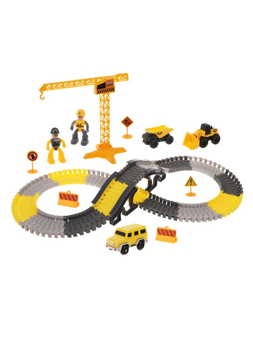 Игровой набор Автотрек, в комплекте: деталей-предметов 143шт., элемент питания
АА*1шт. не входит в комплект, коробка