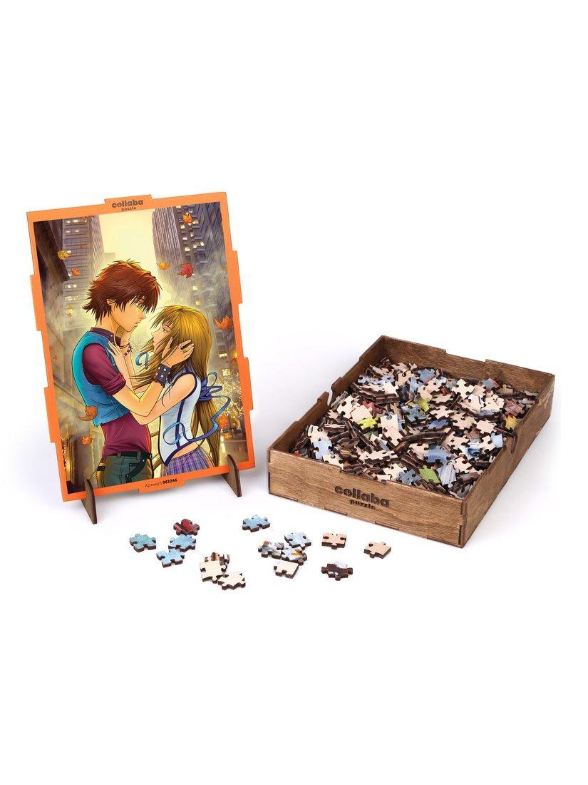 Пазлы деревянные Ромео и Джульетта, 504 детали, размер 30*42 см