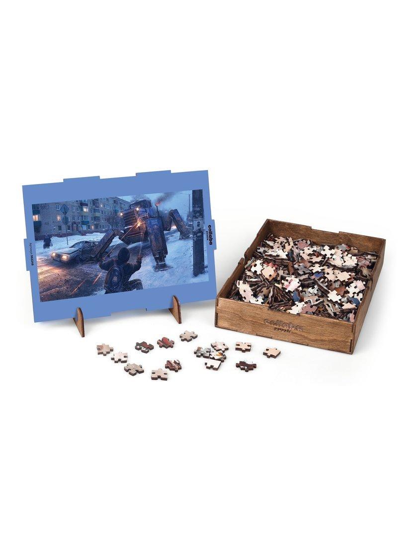 Пазлы деревянные Пазлы Жестянщик, 512 деталей, размер 26,5*48 см