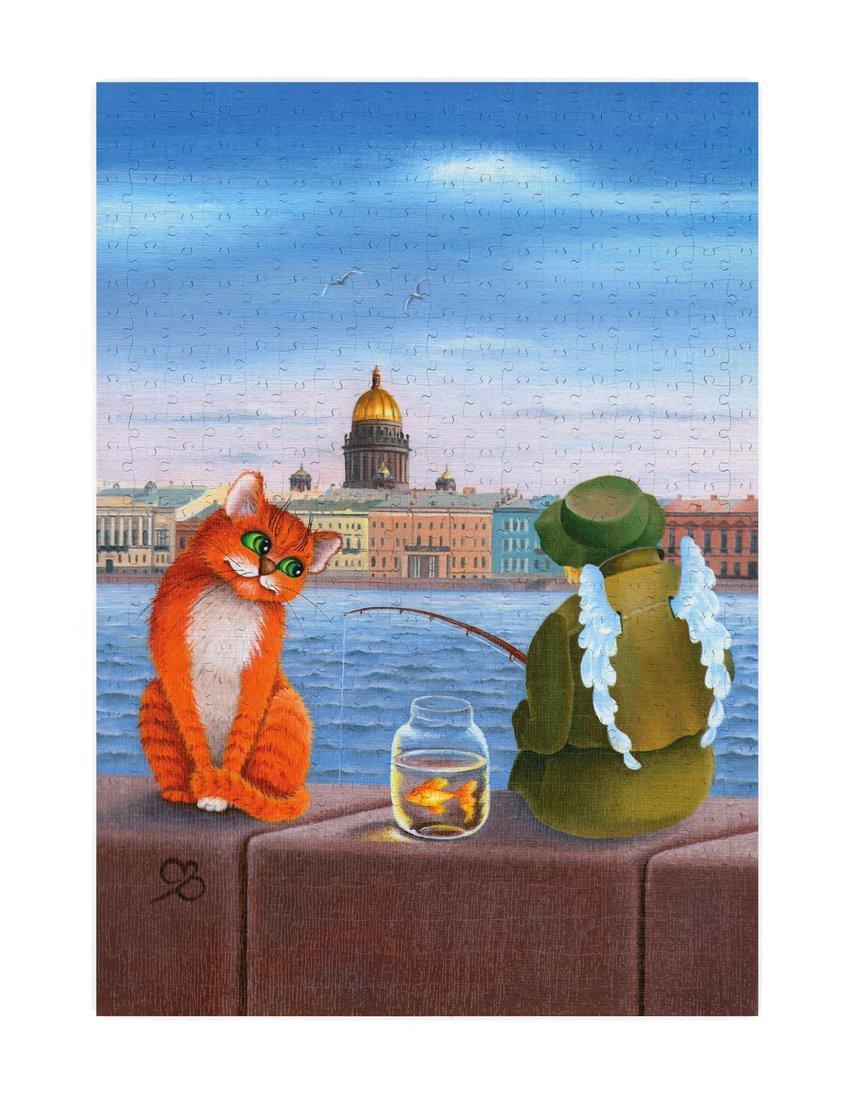 Пазлы деревянные Ангельское терпение, 504 детали, размер 30*42 см