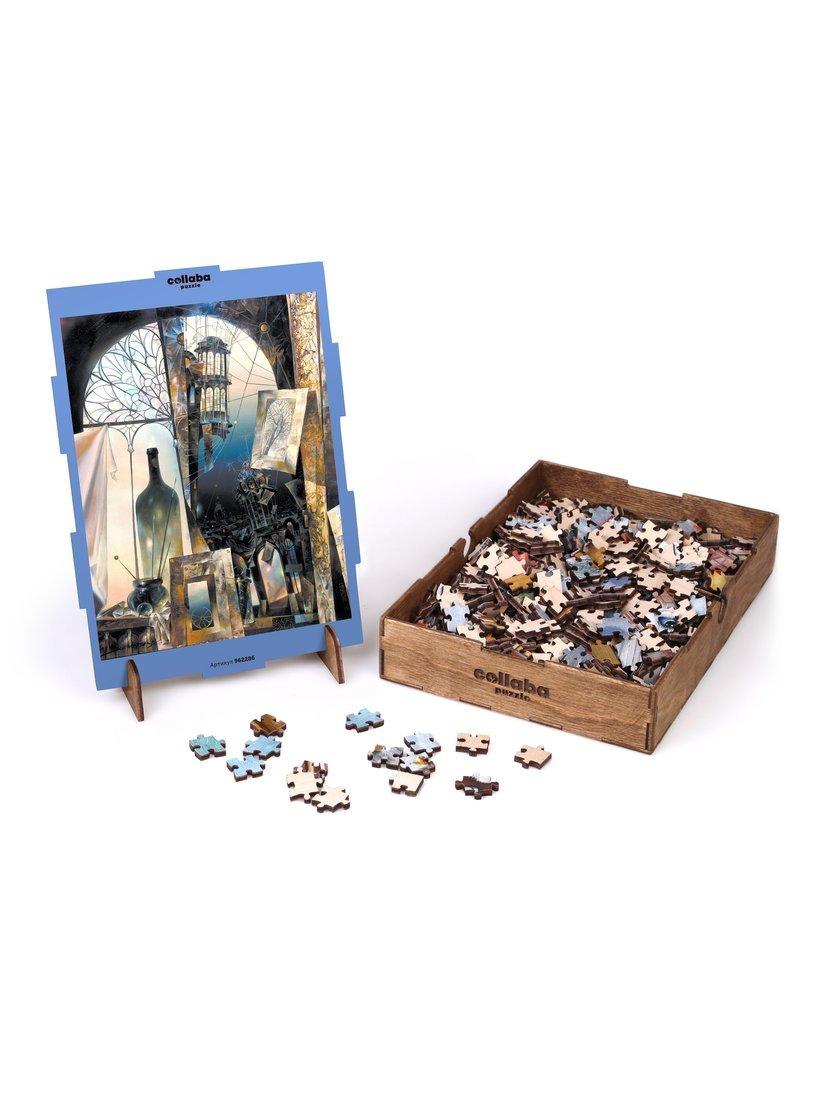 Пазлы деревянные «H2SO4, Ночь без воды» , 513 деталей размер 31х40 см