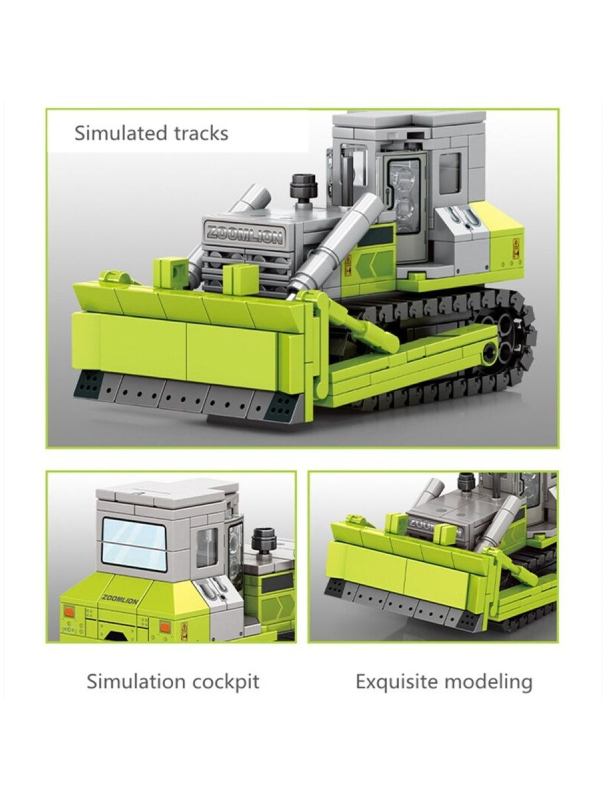 Конструктор Sembo Block «Строительная техника: Бульдозер» 705102 / 280 деталей