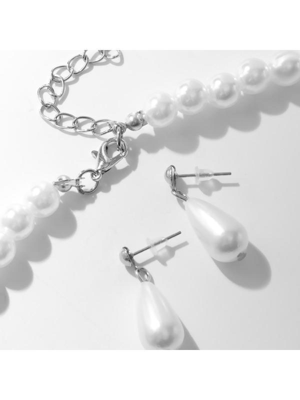 Набор 3 предмета: серьги, бусы, браслет 