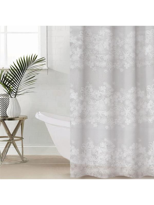 Штора для ванной Доляна «Ажур», 180×180 см, EVA, цвет белый