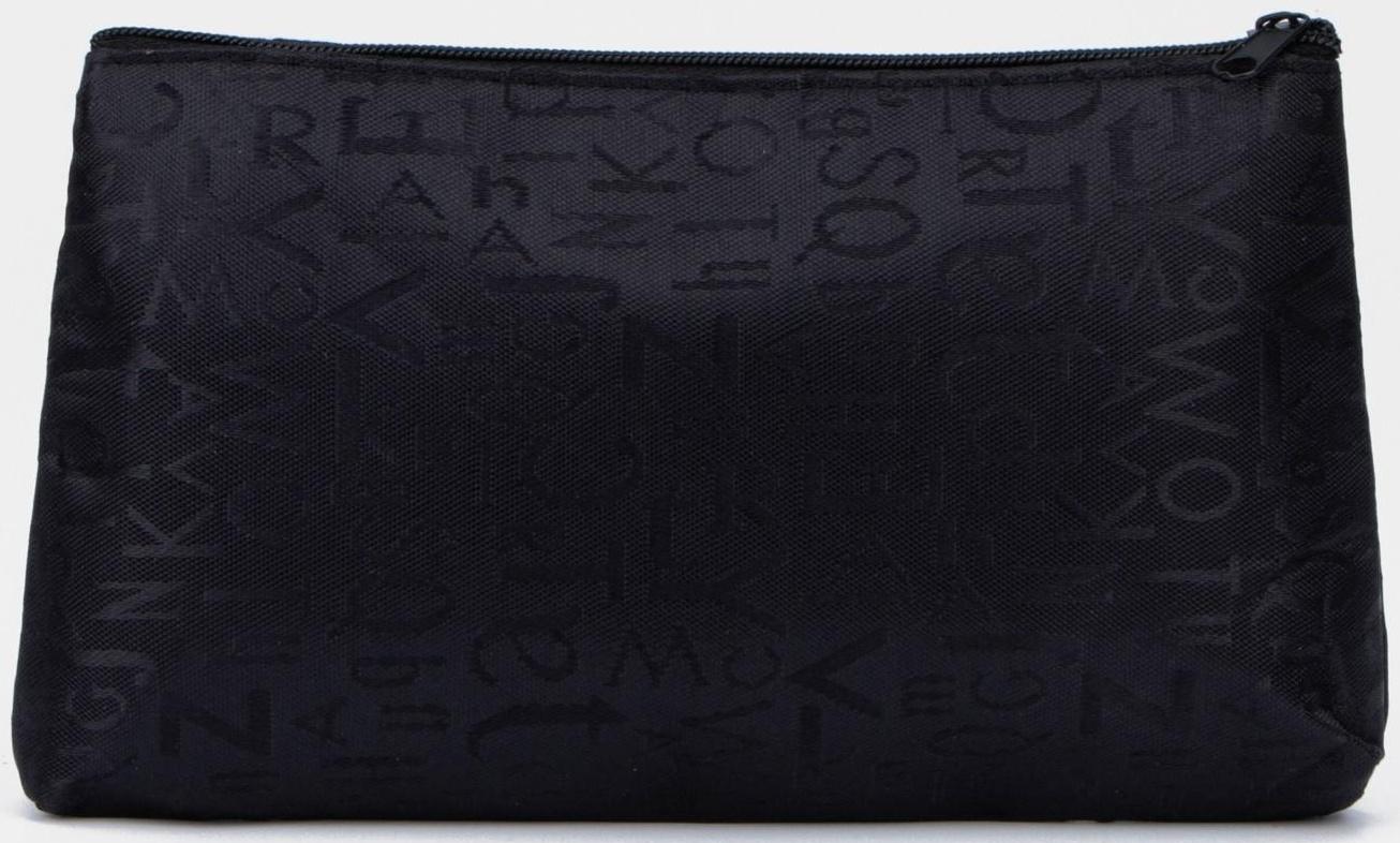 Косметичка на молнии, цвет чёрный