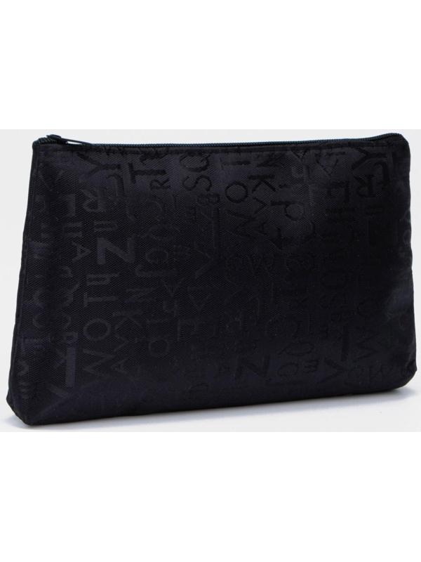 Косметичка на молнии, цвет чёрный