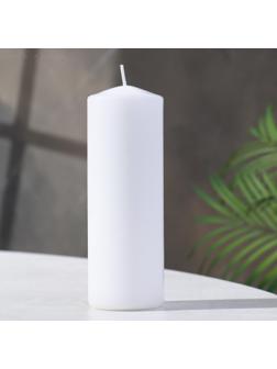 Свеча - цилиндр, 5х15 см, 14 ч, белая