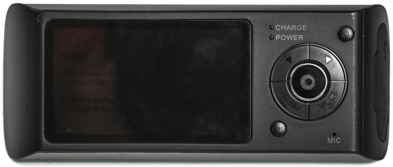 Видеорегистратор 2 камеры с GPS, HD 1280×480P, TFT 2.7, обзор 132°