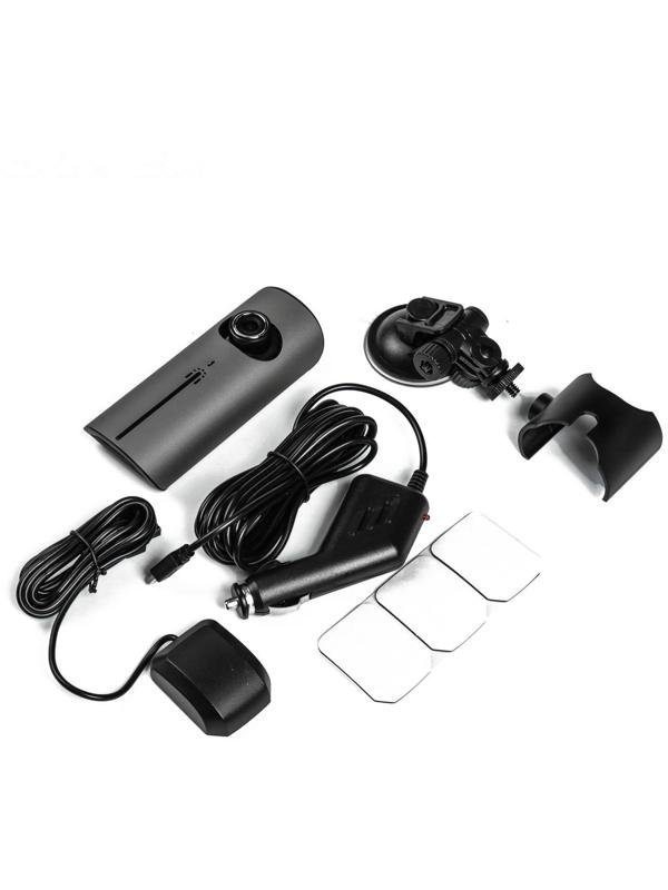 Видеорегистратор 2 камеры с GPS, HD 1280×480P, TFT 2.7, обзор 132°