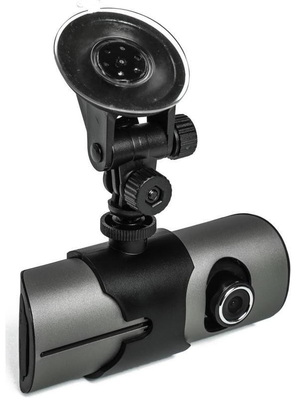 Видеорегистратор 2 камеры с GPS, HD 1280×480P, TFT 2.7, обзор 132°