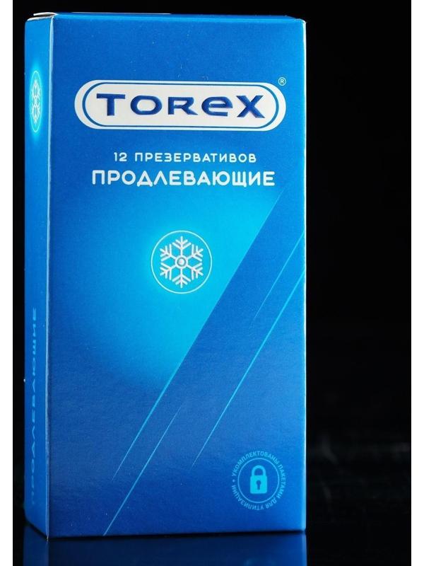 Презервативы Torex, продлевающие, с бензокаином, 12 шт.
