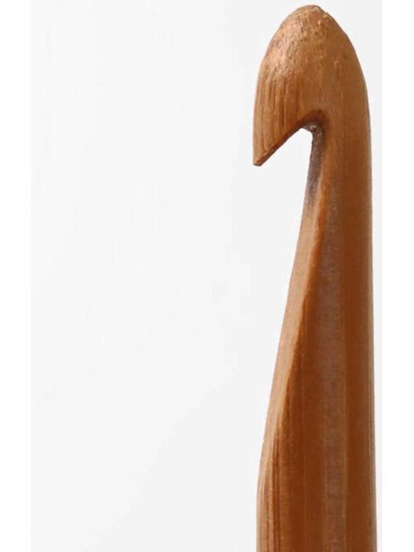 Крючок для вязания, бамбуковый, d = 8 мм, 15 см