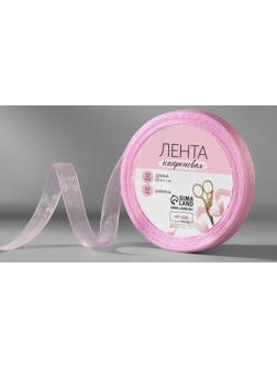 Лента капроновая, 10 мм, 20 ± 1 м, цвет сиреневый №44