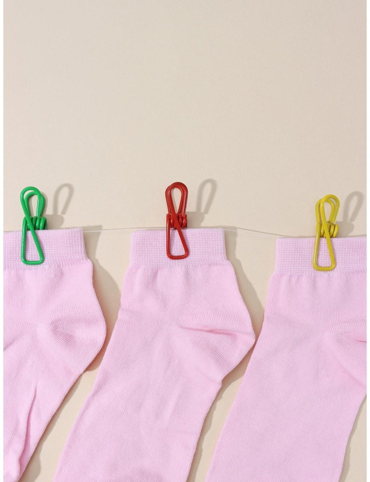 Прищепки бельевые Доляна, 5,5 см, 10 шт, цвет МИКС