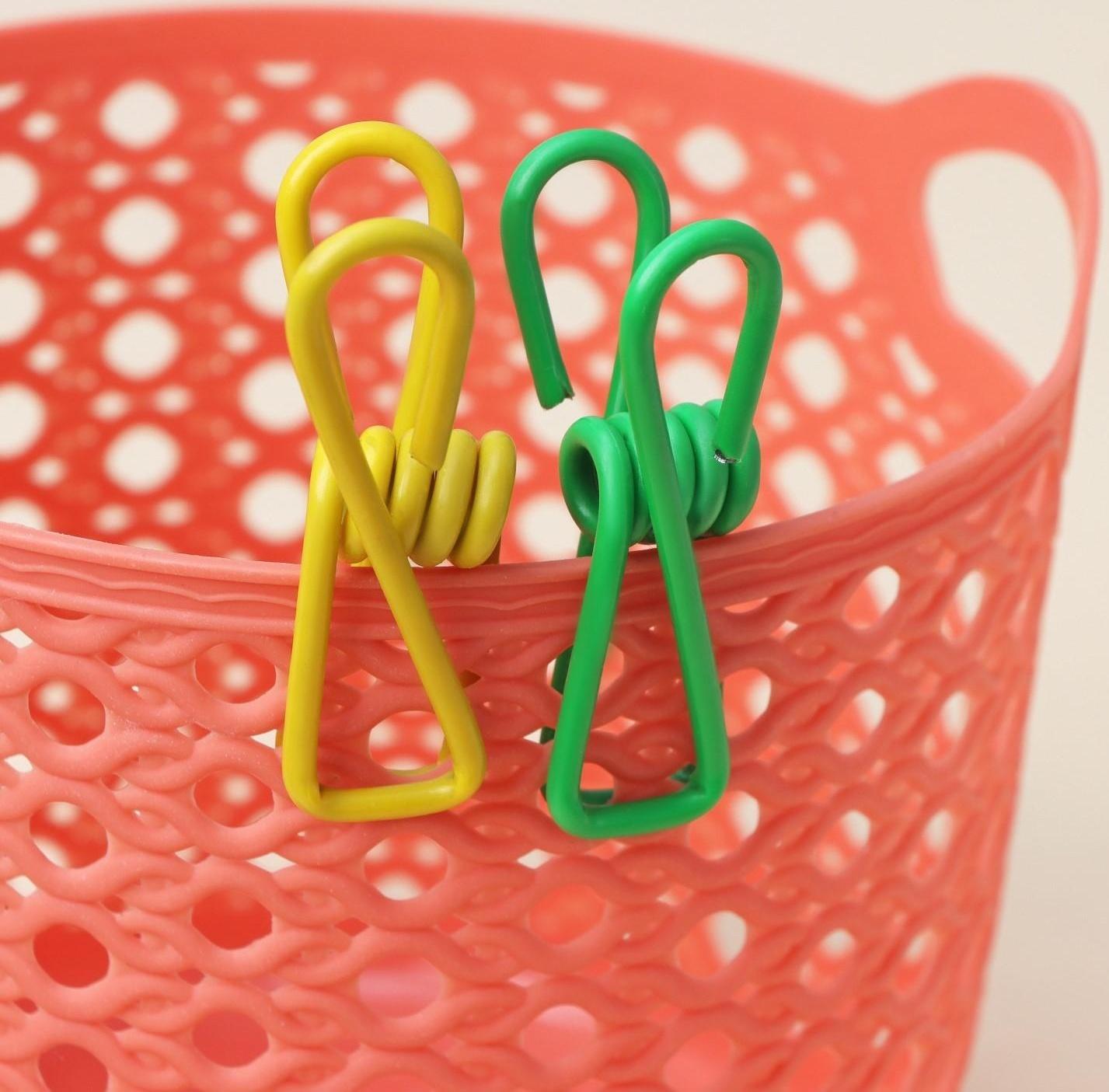 Прищепки бельевые Доляна, 5,5 см, 10 шт, цвет МИКС